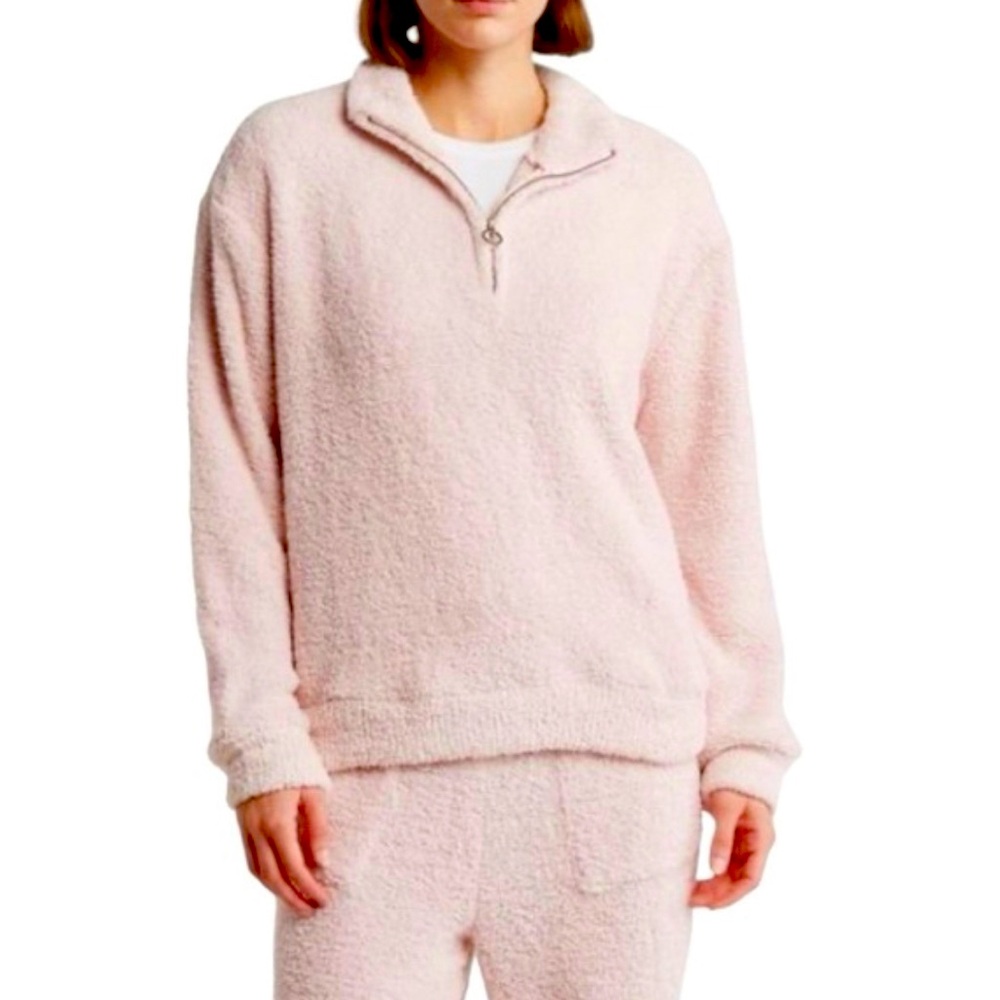 Honeydew Pink Sherpa Set (top and bottom)